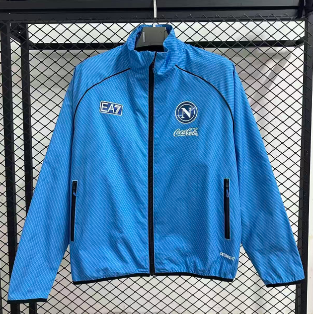 2025-26 Napoli Blue Windbreaker Jacket